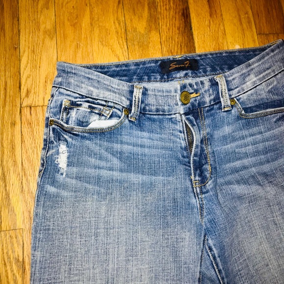 Seven7 Jeans Distressed Light Denim - Picture 6 of 8